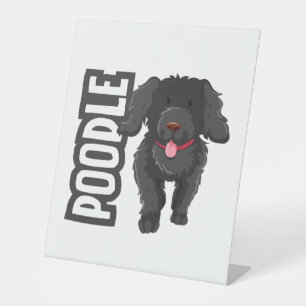 Signe De Table Poodle