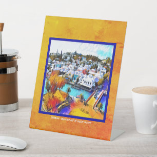 Signe De Table Pop Art Bermudes