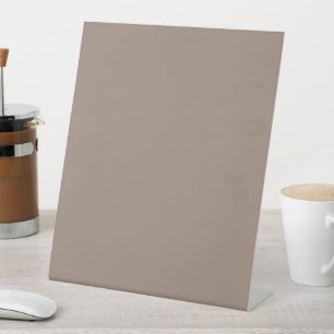 Signe De Table Porte-nom de bureau en plastique sur socle, présen