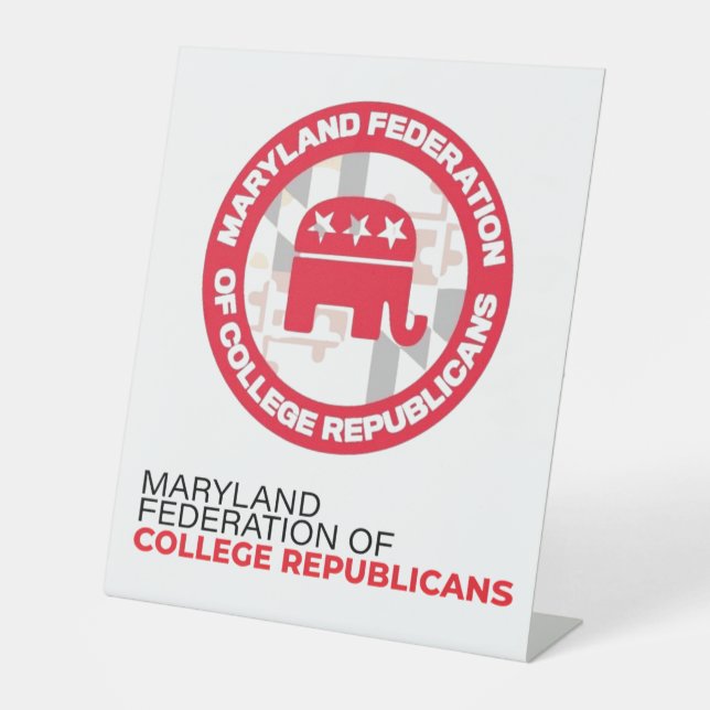 Signe De Table Poster de table MDFCR (Recto)