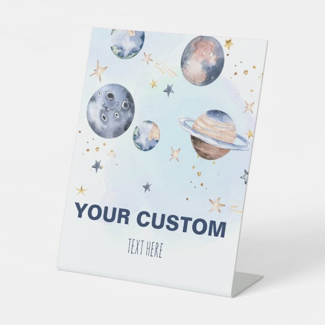 Signe De Table Premier voyage autour du soleil (Recto)