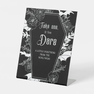 Signe De Table Prenez-en un si vous osez Table de cadeaux de mari