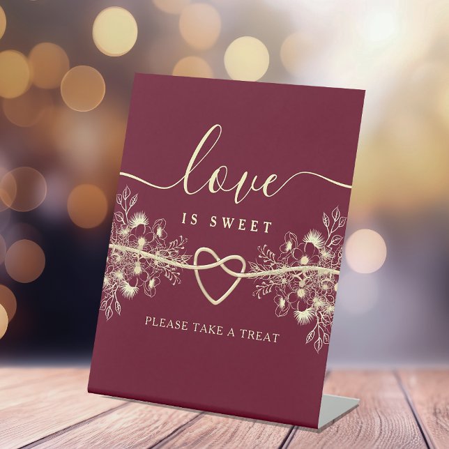 Signe De Table Prenez un traité de mariage  (Créateur téléchargé)