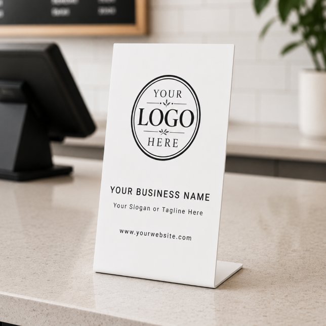 Signe De Table Présentoir de logo d'entreprise pour table (Créateur téléchargé)