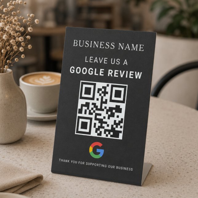 Signe De Table Présentoir de table pour avis Google (Créateur téléchargé)