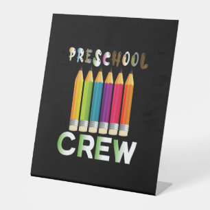 Signe De Table Professeur d'art préscolaire Enseignant