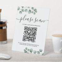 Programme de mariage Feuille Eucalyptus vertes Cod