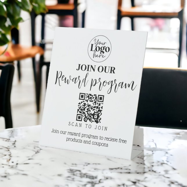 Signe De Table Programme de récompense pour les petites entrepris (Créateur téléchargé)