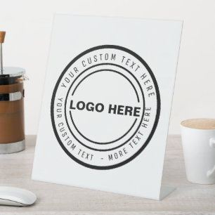 Signe De Table publicité de logo d'entreprise personnalisée