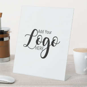 Signe De Table publicité de logo d'entreprise personnalisée