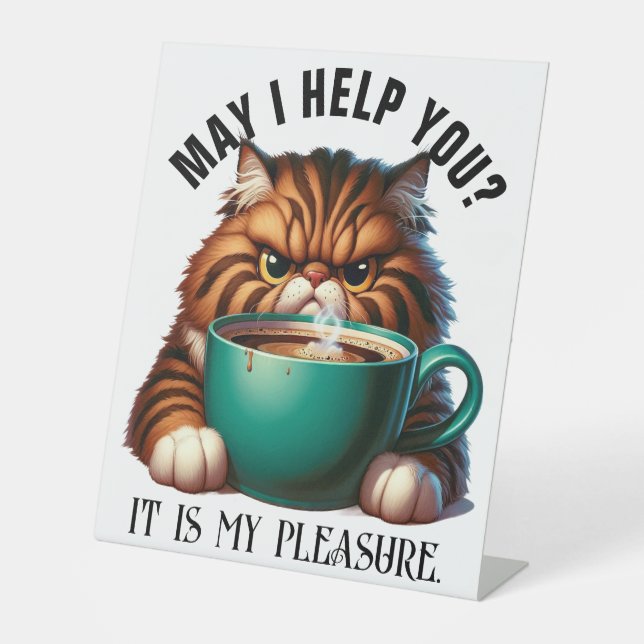 SIGNE DE TABLE PUIS-JE VOUS AIDER ? (Recto)