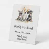 Puppy Chien Tails Garçon Baby shower Traitements