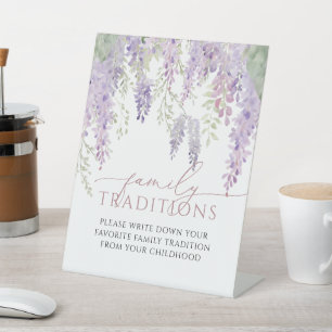 Signe De Table Purple Wisteria Traditions Familiales Préférées Je
