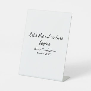 Signe De Table que l'aventure commence promotion 20XX