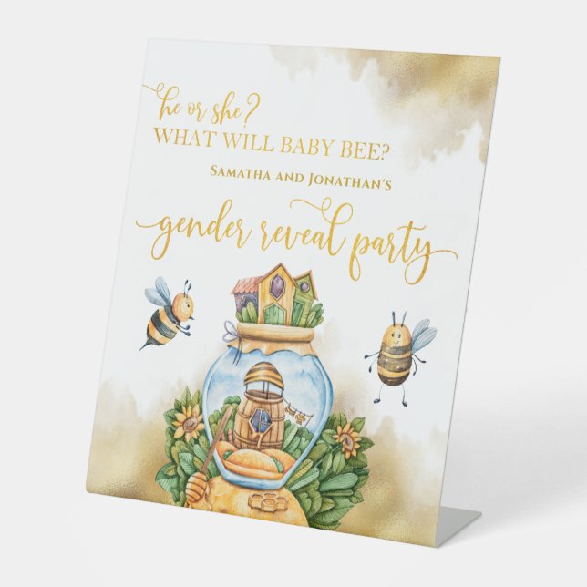 Signe De Table Que va faire Baby Bee Genre Révéler Piédestal (Recto)