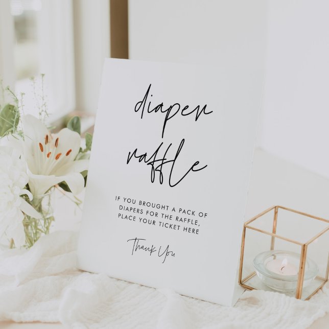 Signe De Table Raffin minimaliste moderne (Créateur téléchargé)