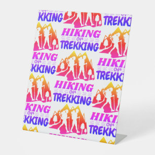 Signe De Table Randonnée ou trekking