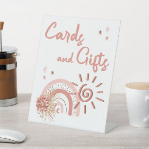 Signe De Table Ray of Sunshine Girl Baby shower Cartes et cadeaux