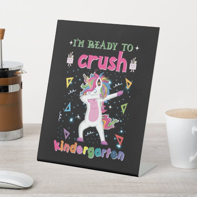 Signe De Table Réady to crush The Kindergarten (In SItu)