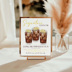 Signe De Table Recette de cocktail signature Long Island Iced Tea