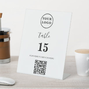 Signe De Table Rechercher dans le menu élégant Numéro de table Si