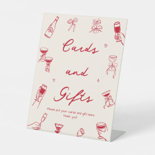 Signe De Table Red Thats Amore carte Fête des mariées et cadeau