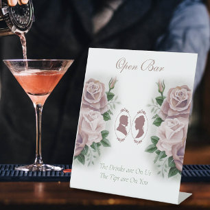 Signe De Table Regency Bridgerton Rose Roses Cameo Open Bar