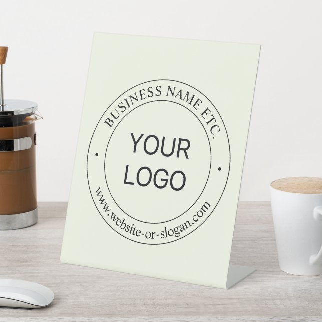 Signe De Table Remplacement et modification faciles du logo | bla (In SItu)