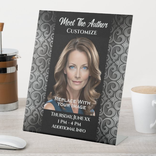 Signe De Table Rencontrez l'auteur frontière texturée (In SItu)