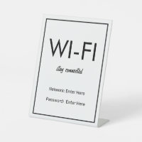 Réseau Wifi et Mot de Passe Commerce de Détail