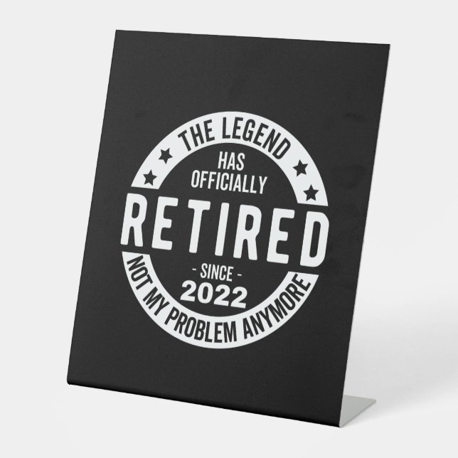 Signe De Table Retired 2022 (Recto)