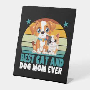 Signe De Table Retro Chat Chien Maman Chat Mama Furmama Chien Chi