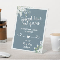 Romantique fleurs douces mariage covid masque de s