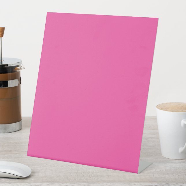 Signe De Table Rose chaud clair clair (In SItu)