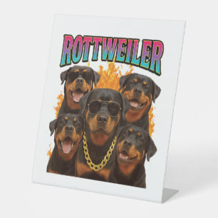 Signe De Table Rottweiler