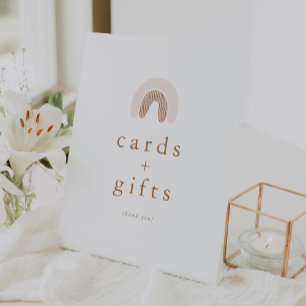 Signe De Table ROWAN Girl Boho Rainbow Baby showers cartes cadeau