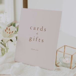 Signe De Table ROWAN Pink and Gold Unique Cartes et Cadeaux simpl