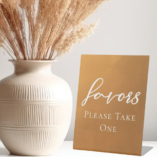 Signe De Table Rustic Gold Typographie Mariage de automne Party F