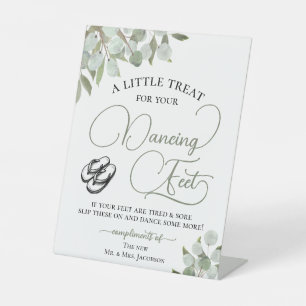 Signe De Table Rustique Eucalyptus Dancing Pieds Flip Flop Mariag