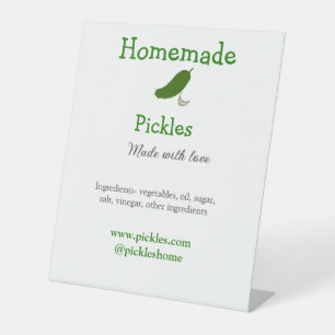 Signe De Table Sachets maison faits avec amour ajouter texte site