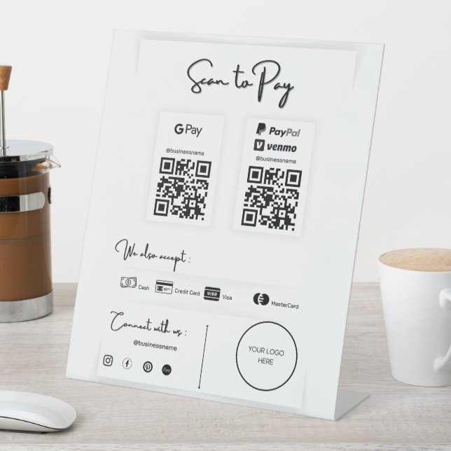 Signe De Table Sacrer pour payer (In SItu)
