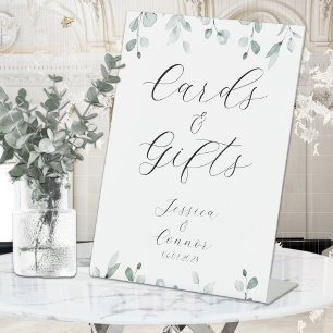 Signe De Table Sage Green Eucalyptus Green Cartes & Cadeaux
