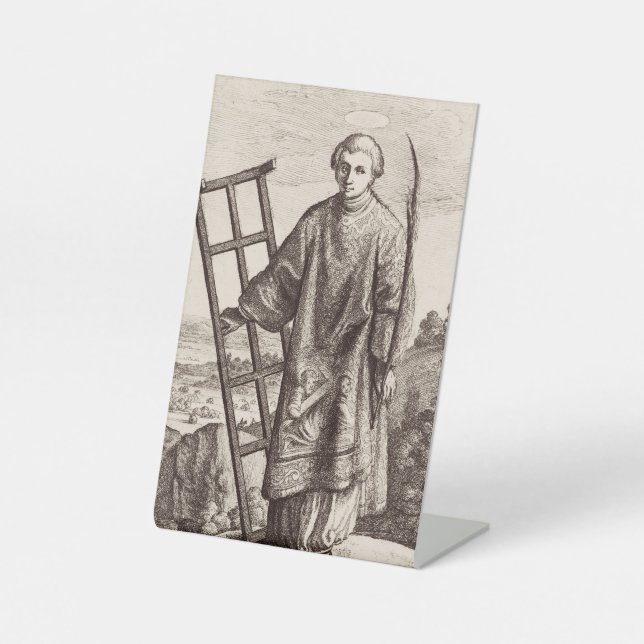 Signe De Table Saint Laurent archives des saints patrons (Recto)