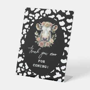 Signe De Table Saint Vache Je suis une vache fille 1er anniversai