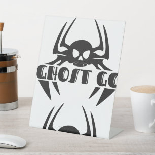 Signe De Table Saison Éffrayante de Ghost Go
