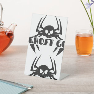 Signe De Table Saison Éffrayante de Ghost Go