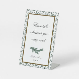 Signe De Table Salle de bain personnalisable Connexion Pine