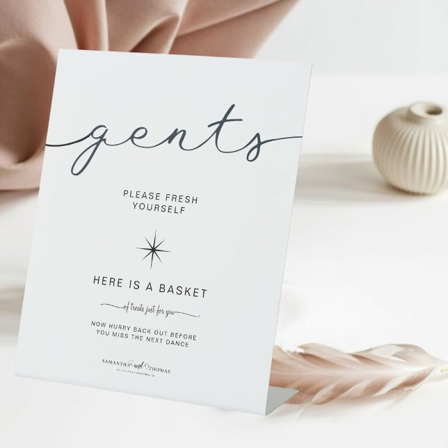 Signe De Table Salle De Bains Mariage Salle De Bains Avec Panier  (Créateur téléchargé)