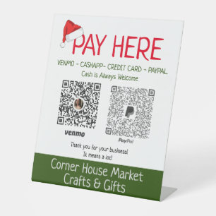 Signe De Table Salon d'artisanat de Noël sur mesure