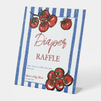 Salut bébé tomate Faveurs de baby shower italien s